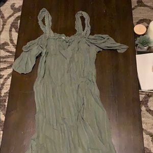 Olive green arie dress